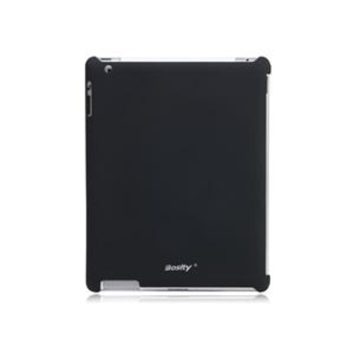 Bosity Durable Frosted Plastic iPad 2 Open-face Case (Black)