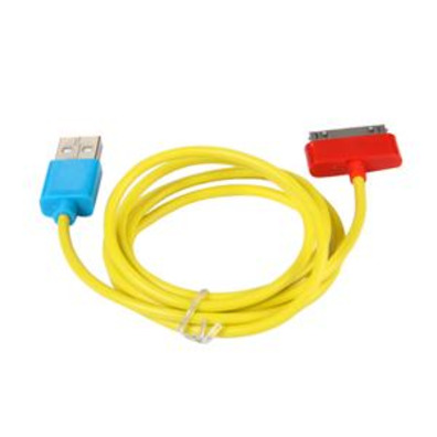 Data Charger USB Yellow for iPad/iPhone/iTouch/iPod