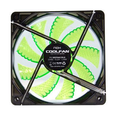 Nox Ventilator Box Cool Fan 12cm Led verde