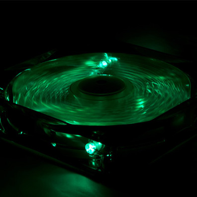 Nox Ventilator Box Cool Fan 12cm Led verde