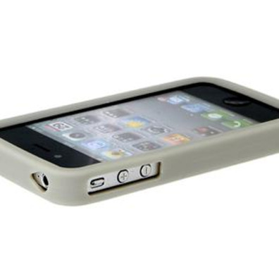 Silicon Game Boy Protective Bag for iPhone 4S (Grey)