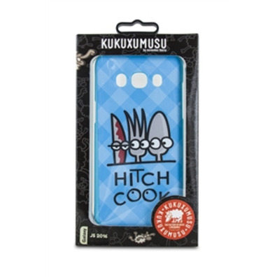 Blue TPU caso Hitchcook Samsung Galaxy J5 2016 Kukuxumu