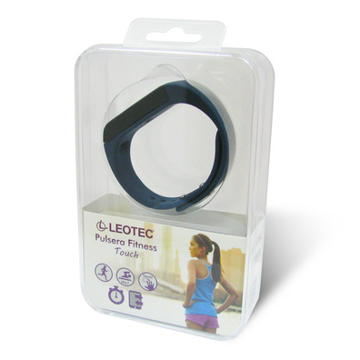 Leotec Fitness Touch sommergibile Bracciale blu