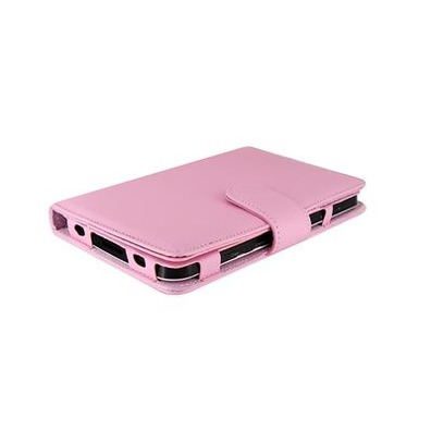 Leather Case Cover per Samsung Galaxy Tab P1000 Rosa