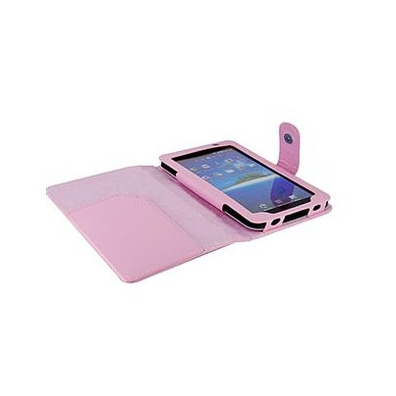 Leather Case Cover per Samsung Galaxy Tab P1000 Rosa