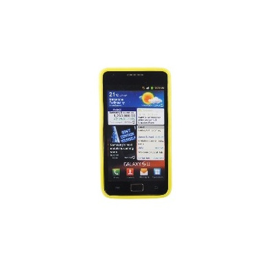 TPU Custodia per Samsung i9100 Galaxy S II (giallo)