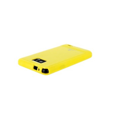 TPU Custodia per Samsung i9100 Galaxy S II (giallo)