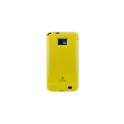 TPU Custodia per Samsung i9100 Galaxy S II (giallo)