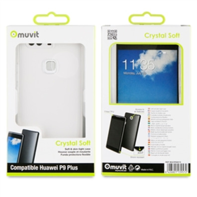 Cristallo morbido trasparente Huawei P9 Plus muvit Case