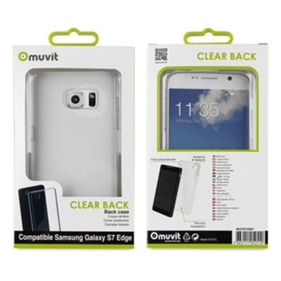 alloggiamento in cristallo trasparente Samsung Galaxy S7 Bordo fango