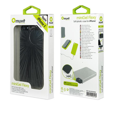 Custodia MInigel Wave Trasparente iPhone 5 Muvit
