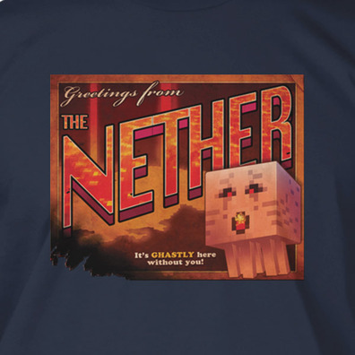 Minecraft Nether Postcard L