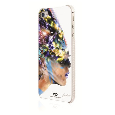 Case Nafrotiti White Diamons per iPhone 5
