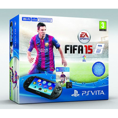 PSVita 2000 (Wifi) + Fifa 15 + Memory Card 4 GB