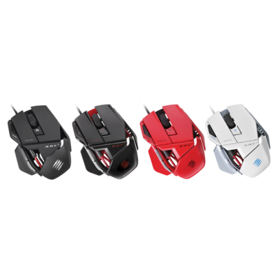 MadCatz Cyborg Rat 3 Rosso Nero