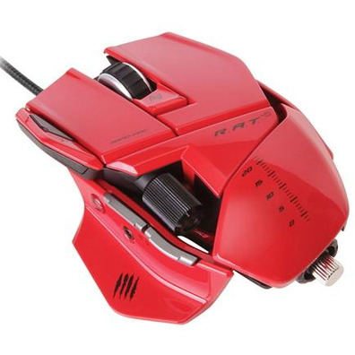 Saitek Cyborg Rat 5 Rosso