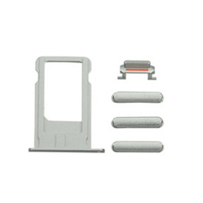 SIM Card Tray and Side Buttons Set for iPhone 6 Plus Nero