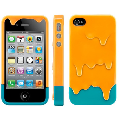 Cover iPhone 4/4S Caramel Melt Arancione