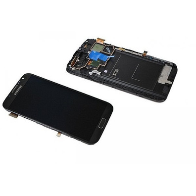 Full Front Replacement for Samsung Galaxy Note 2 Bianco