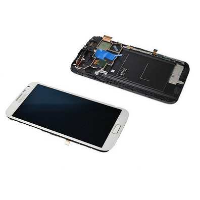 Full Front Replacement for Samsung Galaxy Note 2 Bianco