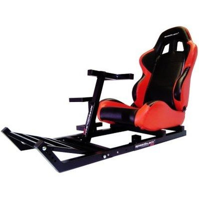 Seat + Support steering wheel and pedals SpeedBlack DS Nero