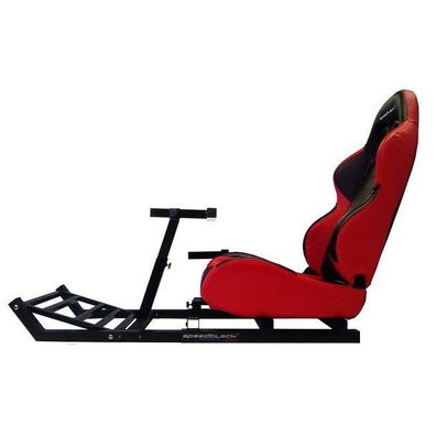 Seat + Support steering wheel and pedals SpeedBlack DS Nero