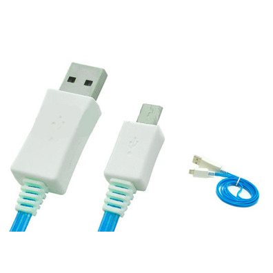 Visible Light Micro USB Data Transfer Charging Cable for Samsung/HTC/Nokia Verde