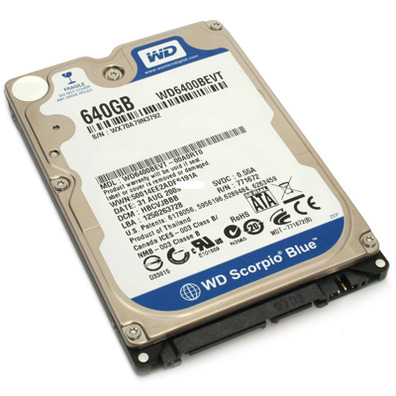 HDD Western Digital SATA 2,5'' 640 GB