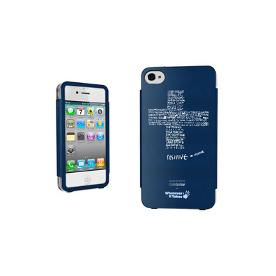 Cover per iPhone 4/4S Blu Coldplay - Whatever it Takes