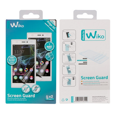 Screen Guard protector kit for Wiko Ridge 4G