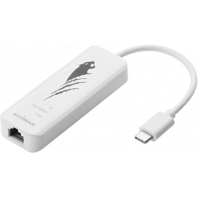 Adaptador USB - C a RJ45 Ethernet GBIT Edimax UE - 4307