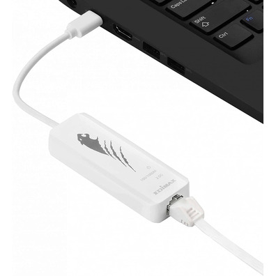 Adaptador USB - C a RJ45 Ethernet GBIT Edimax UE - 4307