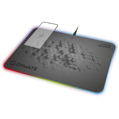 Alfombrilla con cargador Speedlink Enmate RGB Gris