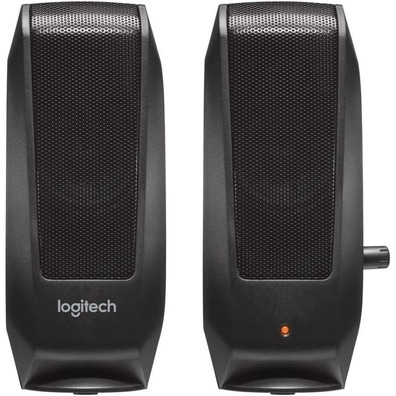 Altavocche Logitech S120 2,0 Negro