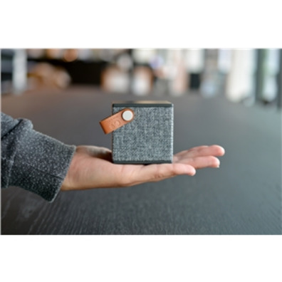 Altoparlante Bluetooth Rockbox Cube Fabric Edition Concrete fresco \\'n Rebel