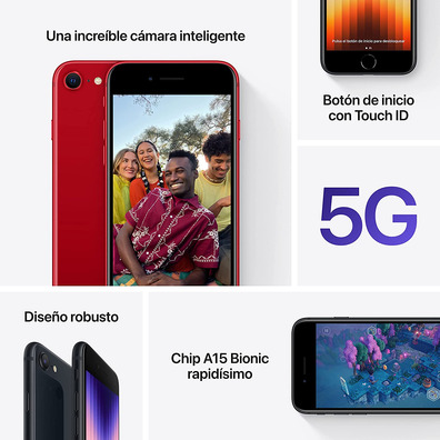 Apple iPhone SE 2022 4,7 '' 128GB 5G Rojo