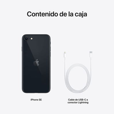 Apple iPhone SE 2022 4,7 '' 256GB 5G Negro MMXM3QL/A