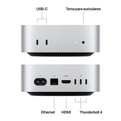 Apple Mac Mini M4 16GB RAM 256GB SSD Argento