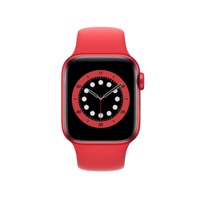 Apple Watch S6 44MM Rojo con corredo roja Sport Band M09C3TY/A