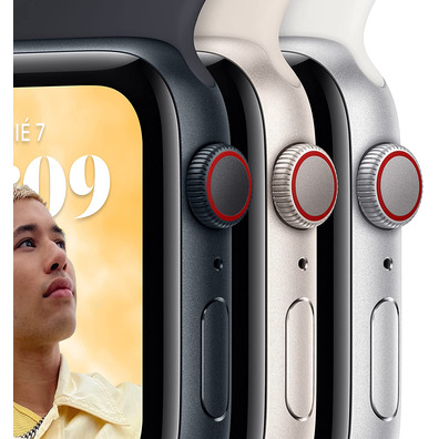 Apple Watch SE 2ª Gen GPS/Cell 44mm Aluminio Negro / Correa Negra