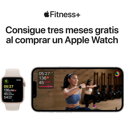 Apple Watch SE 2021 GPS 40 mm Caja de Aluminio Gris espaciale / Correa Deportiva Negro Medianoche