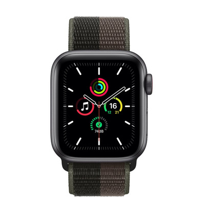 Apple Watch SE 2021 GPS/Cellular 40mm Gris Espacial Correa Loop Deportiva Tornado Gris