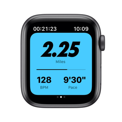 Apple Watch SE 44mm GPS Gris Espaciale con correa antracita y negro MYYK2TY/A