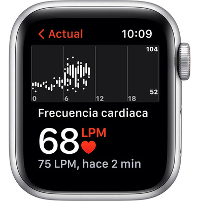 Apple Watch SE 2021 GPS/Cellular 40 mm Caja de Aluminio en Plata / Correa Loop Deportiva Azul / Verd