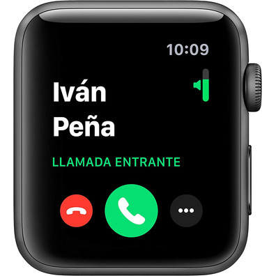 Apple Watch Series 3 GPS 42mm Caja Gris Espaciale / Correa Deportiva Negra