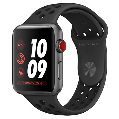 Apple Watch Series 3, Nike GPS sistema Cella 38mm Spazio Grigio