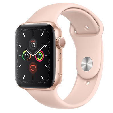 Apple Watch Series 5 44mm GPS Aluminio oro con corredo Rosa Arena Sport MWVE2TY/A