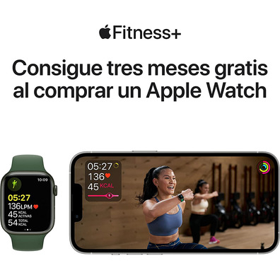 Apple Watch Series 7 GPS 41 mm Caja Aluminio en Azul / Correa deportiva Azul Abismo