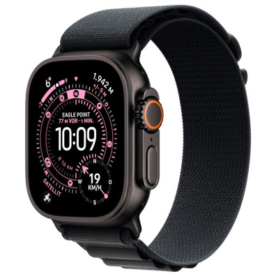 Apple Watch Ultra 3 GPS Cellulare 49mm Titanio Correa Alpine Loop Black (L)
