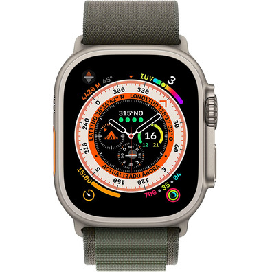 Apple Watch Ultra GPS/Cell 49mm Titanio Alpina Verde S